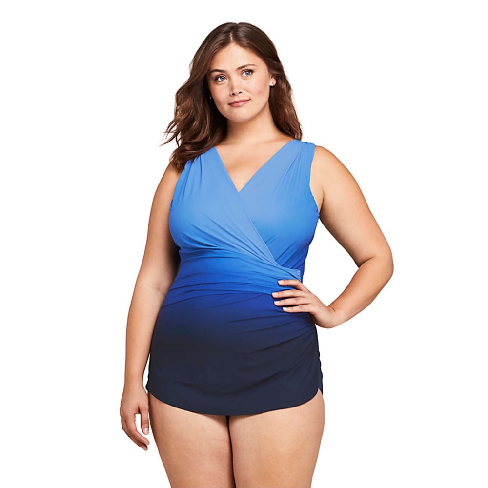 lands End swimsuit Tummy control